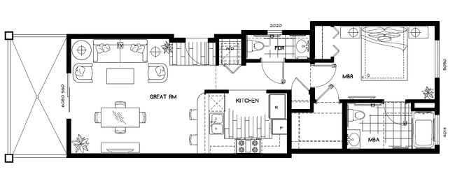 1BR/1.5BA - Park 4200