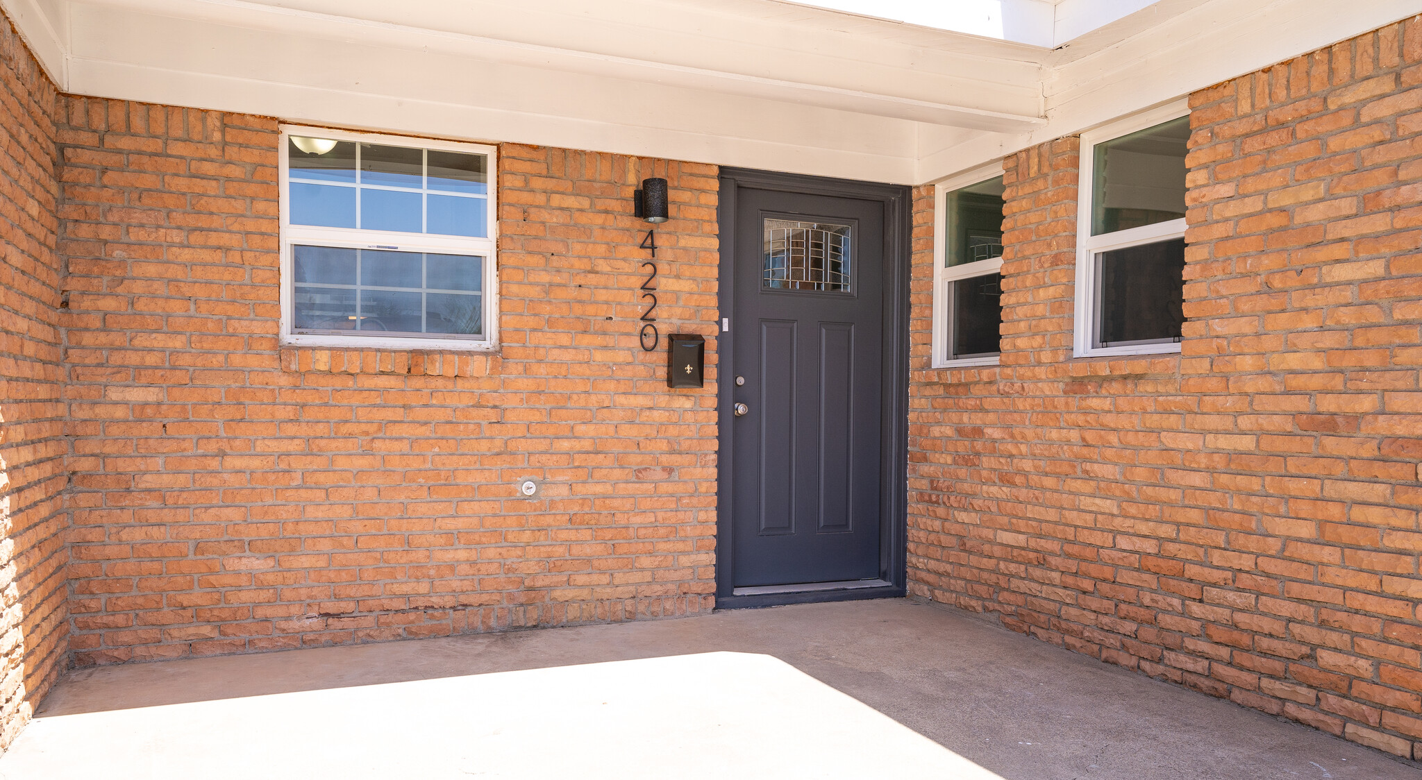New windows & Front door - 4220 Wayside Ave