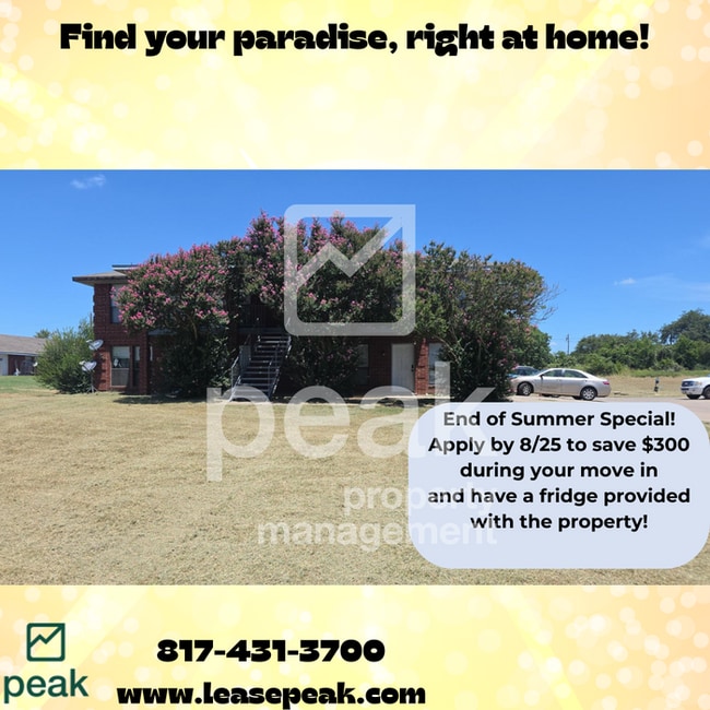 Primary Photo - $1,199 2 Bed, 1 Bath for Rent in Weatherfo...