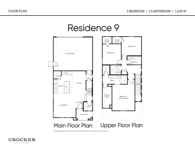 Floorplan - Crocker Village Single Family Homes