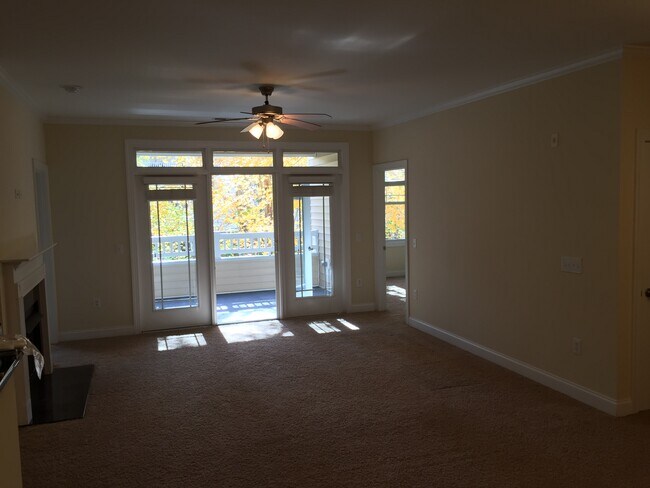 Living Room ( fire Place, Door to Porch) - 2810 Bedford Green Dr