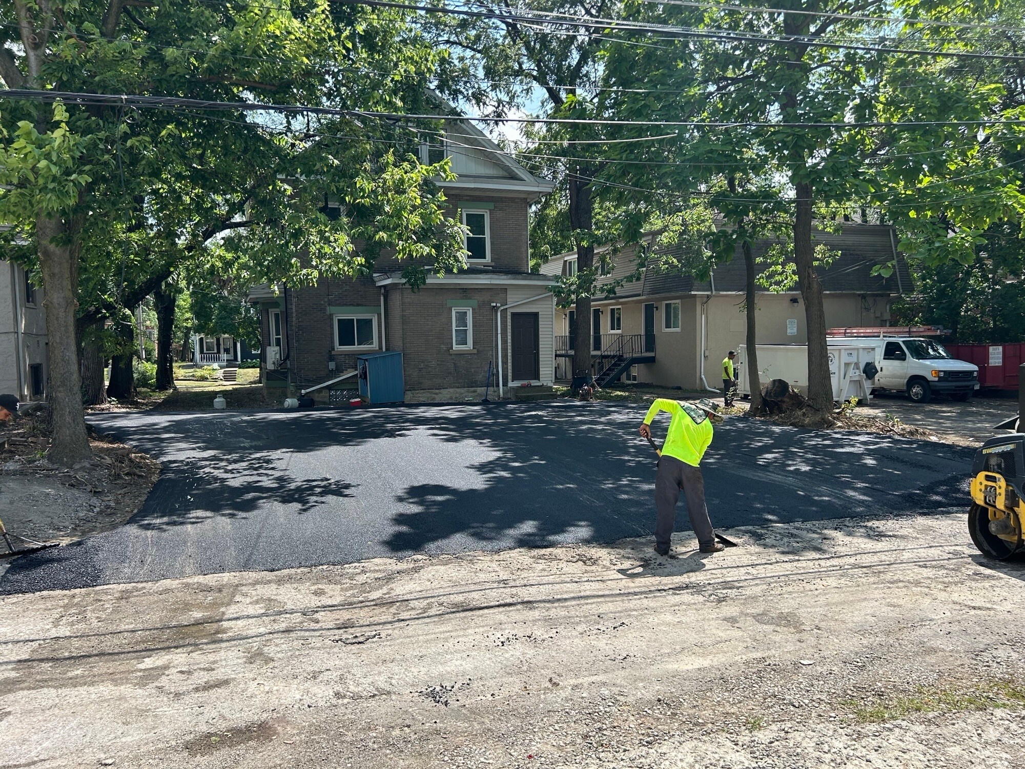 Asphalt Parking Pad - 380 E 15th Ave