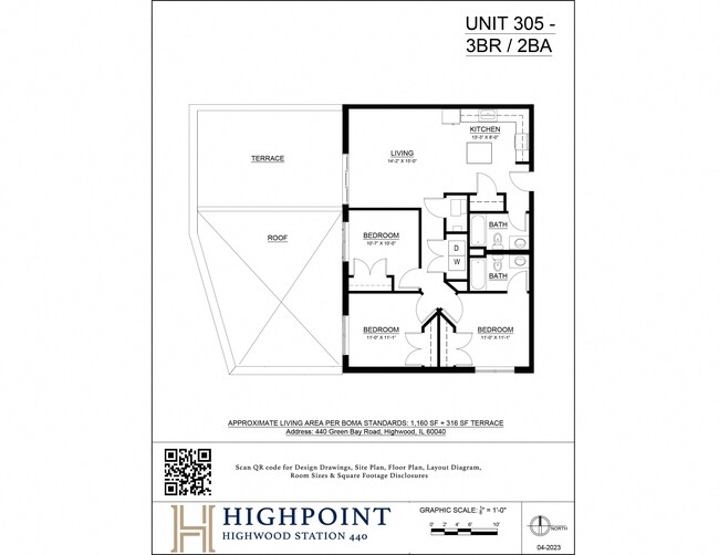 Floorplan - HIGHPOINT Highwood Station 440