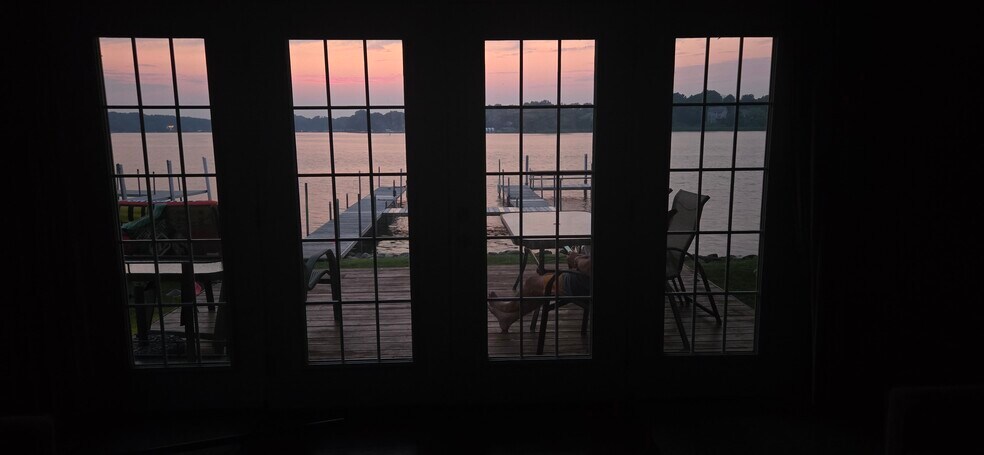 View out the living room doors - 2003 Arbor Ln