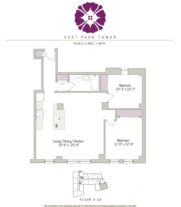 Floorplan - East Park Tower