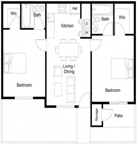 Floorplan - The Flats at Peoria