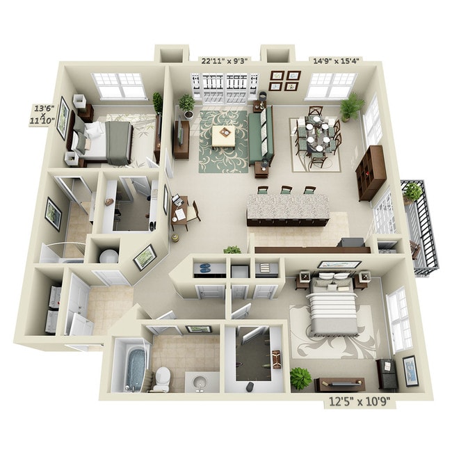 Floorplan - Bell Arlington Ridge