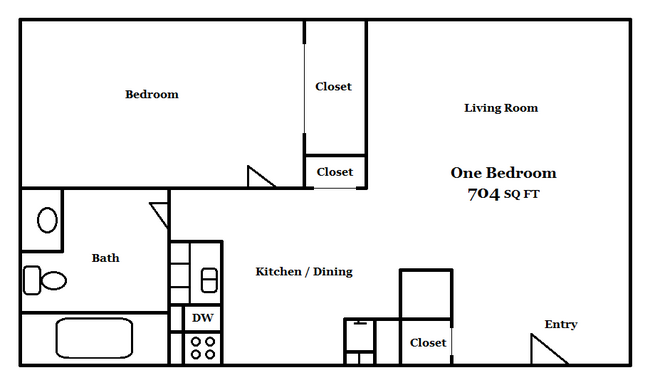 Interior Photo - Hampton Place Apartments