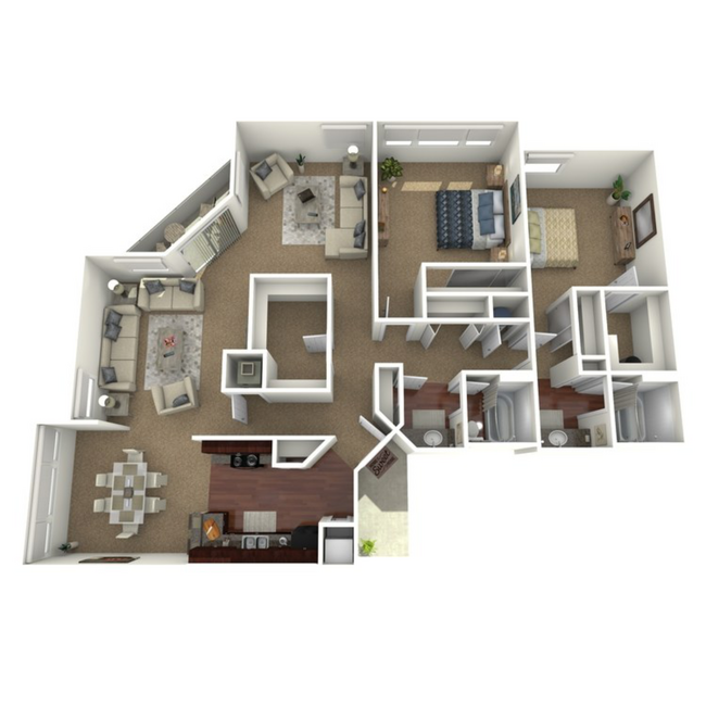 Floorplan - The Enclave at 1550