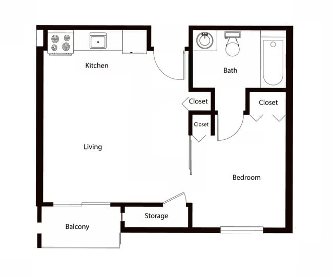 Floorplan - Highlander Apartments