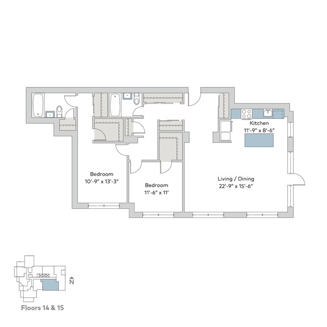 Floorplan - Montclair on the Park