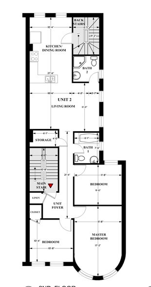 Floor Plan - 638 Washington St