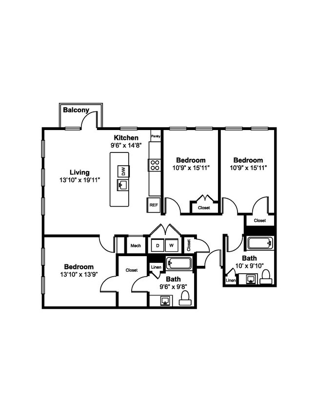 Floorplan - Windsor South Congress