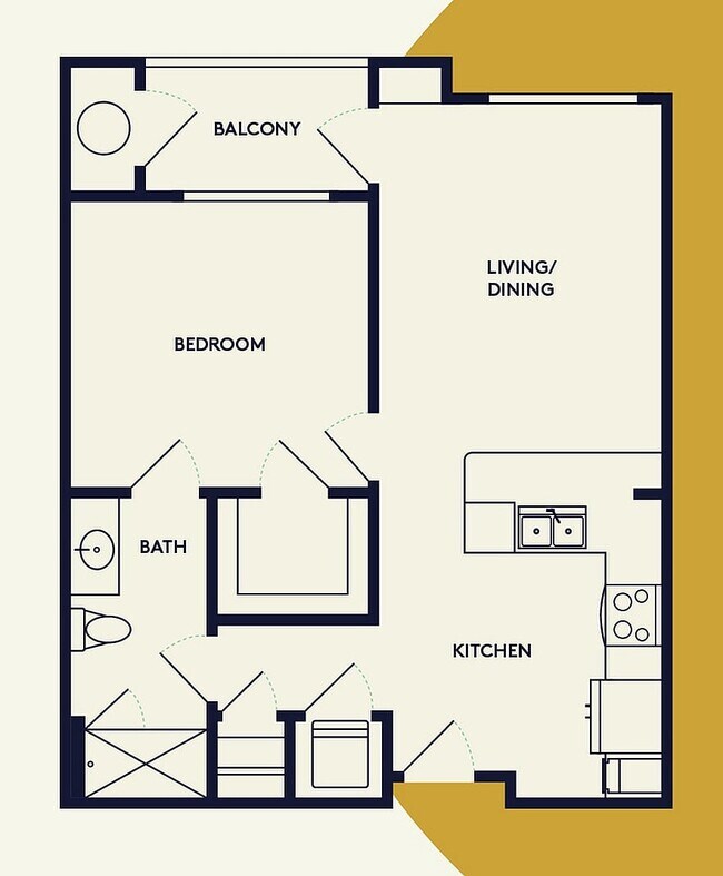 A1-ALT1 | 1bed 1bath - Creekside Park The Grove