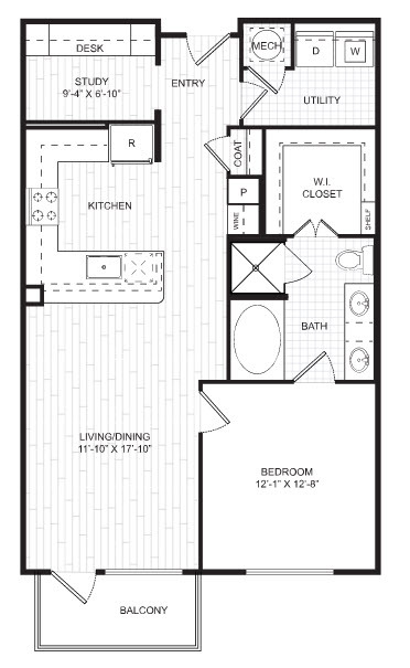 Floorplan - The Riley