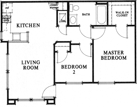 2BR/1BA - Harmony Gardens - Senior 55+
