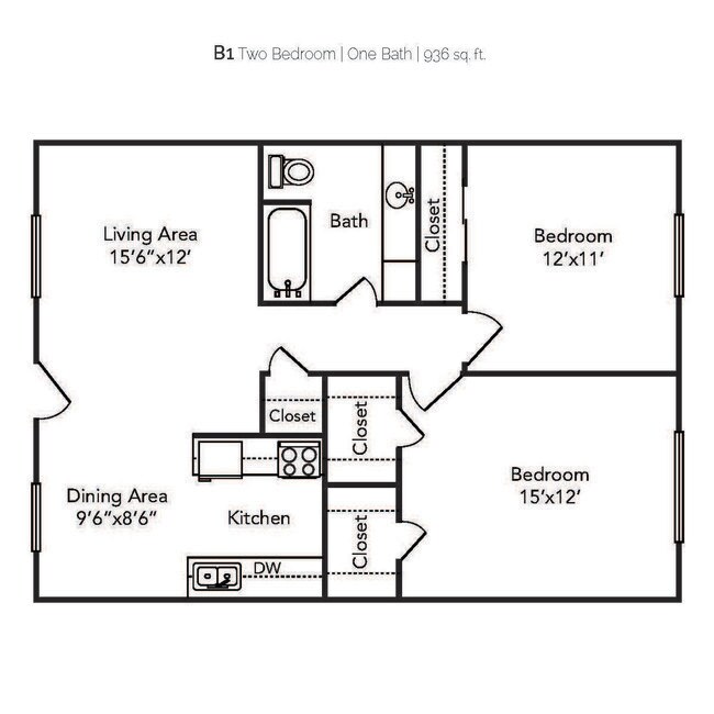 Floorplan - FLEETWOOD APARTMENTS