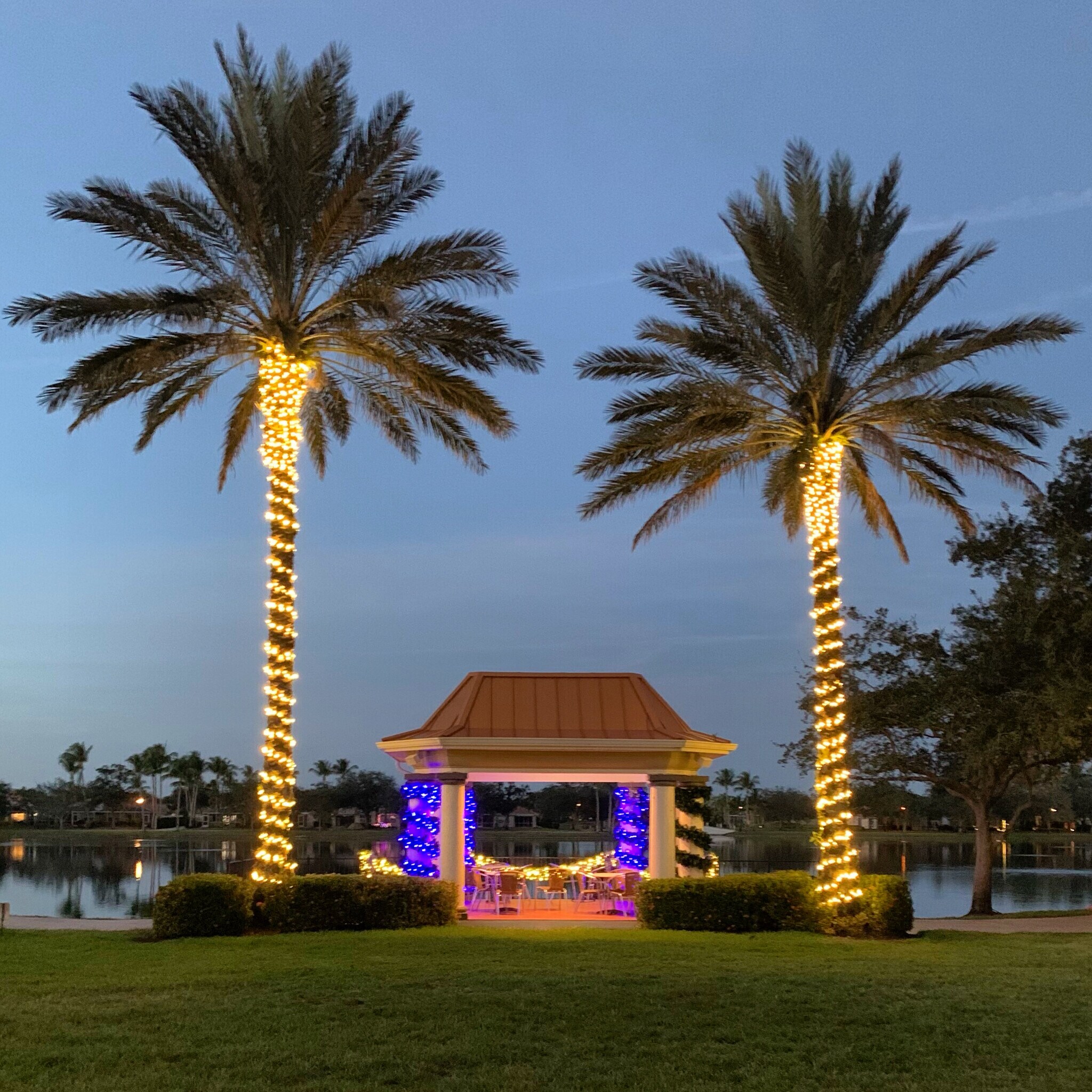 gazebo on a walking path - 6068 Towncenter Cir