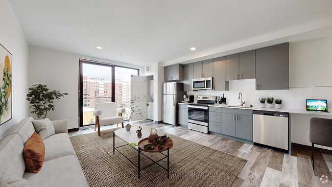 1BR/1BA - 541 SF - Style 1.5 - Art District Lofts