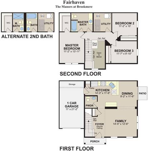Floorplan - Manors at Brookmere