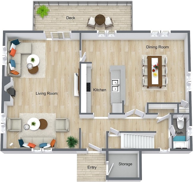 Floorplan - Arborside Apartment Homes