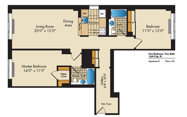 Floorplan - The Sagamore