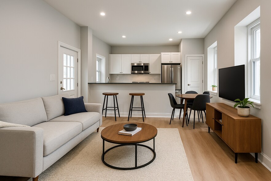 Open Concept Living/Kitchen - 6370 Germantown Ave