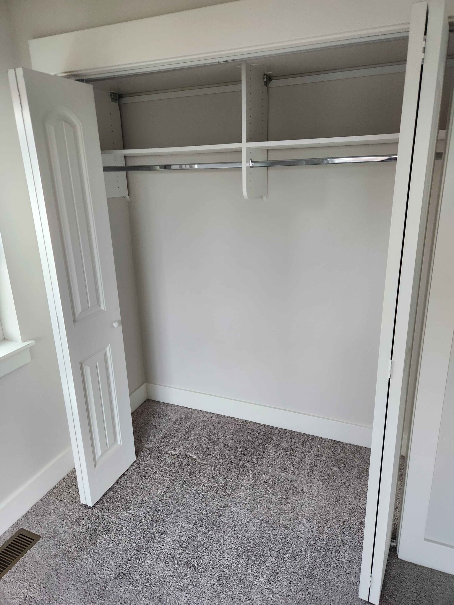 Standard closet. - 205 Manhattan South Rd