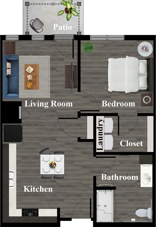 Floorplan - Enclave Overlook Apartments