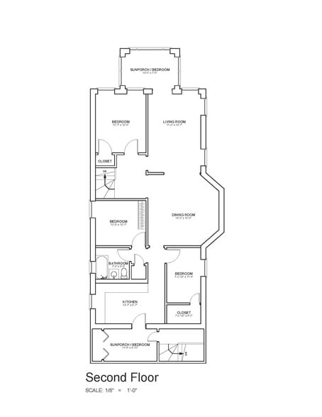 Floor plan - 1256 W Arthur Ave