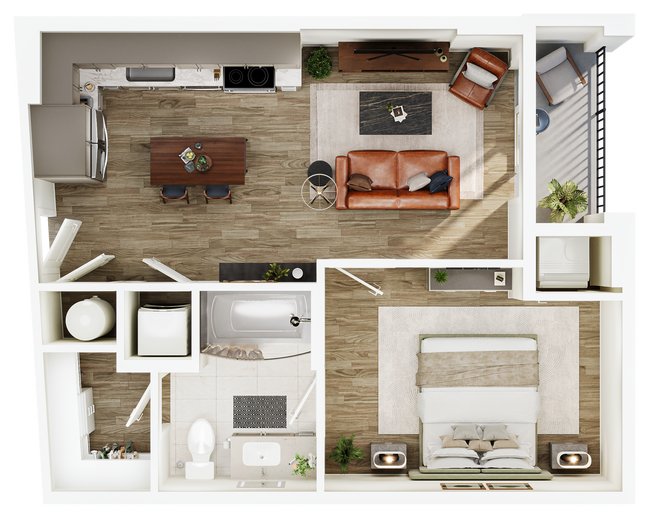 Floorplan - The Seventeen Hundred on East