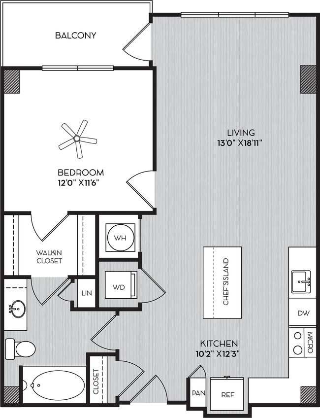 Floorplan - City View Vinings Apartments