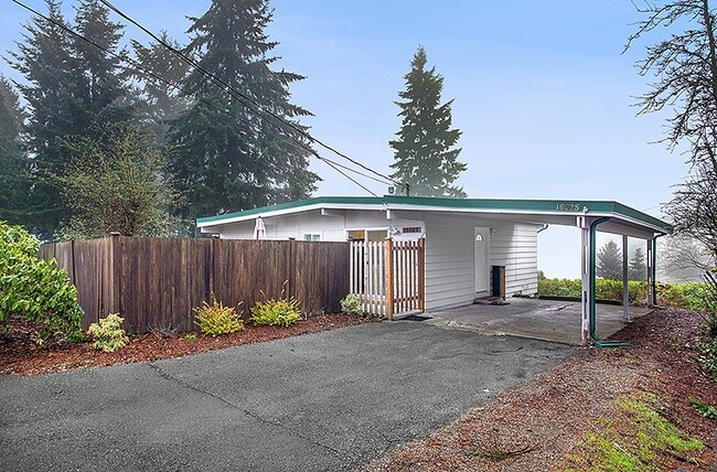 View of house from curbside - 16025 Lake Hills Blvd