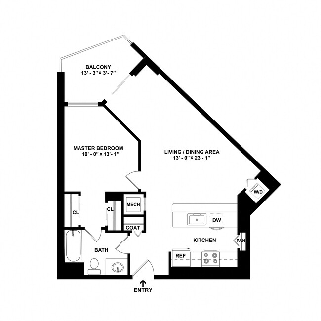 Floorplan - The Alexander Apartments
