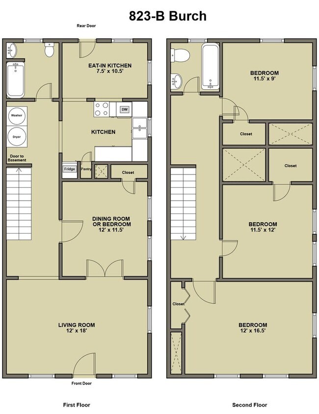 Building Photo - Spacious Duplex Unit Near Duke and Downtown / All Appliances and Fenced Backyard