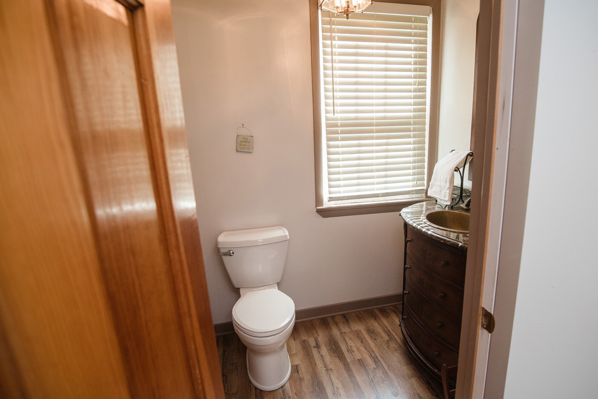 This is the half bath on the first floor - 5277 Main St