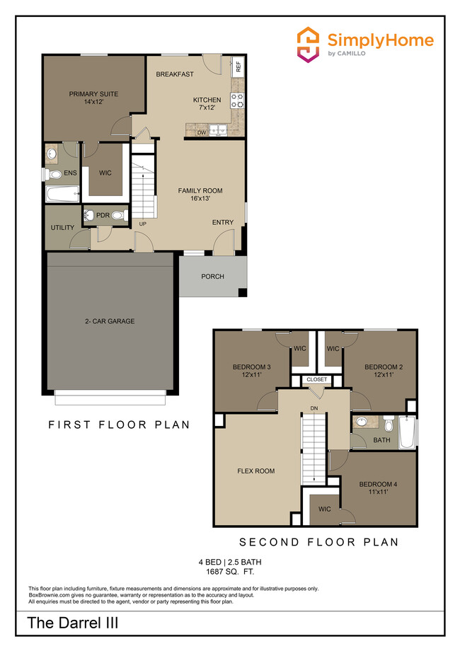 The Darrel III Floorplan - Almeda Meadows