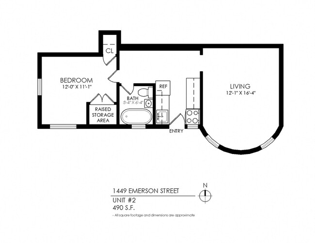 Floorplan - 1449 Emerson