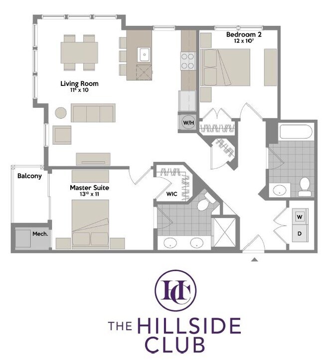 Floorplan - Hillside Club