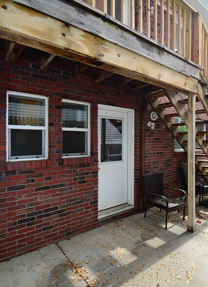 External doors to kitchen of Apt. #1 - 3903 Cass St