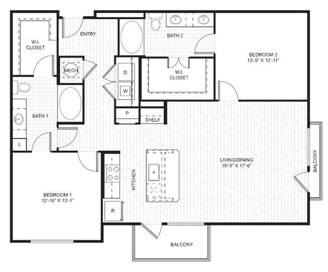 Floorplan - The Riley