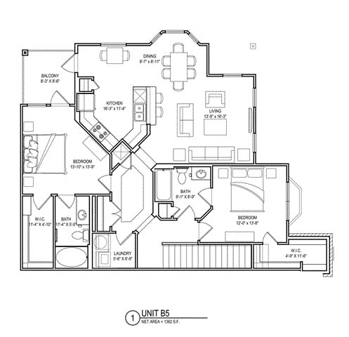 Floorplan - Audubon Park Apartment Homes