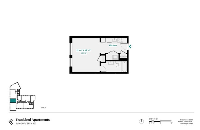 Studio 1 Bath - B - 965 Frankford