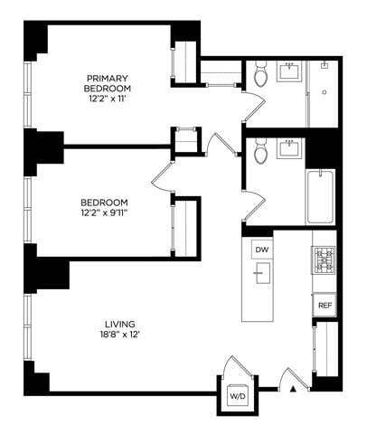 Floorplan - Lincoln at Bankside