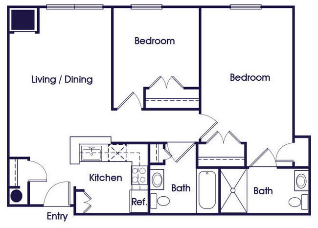 Floorplan - Guardian Place Apartments