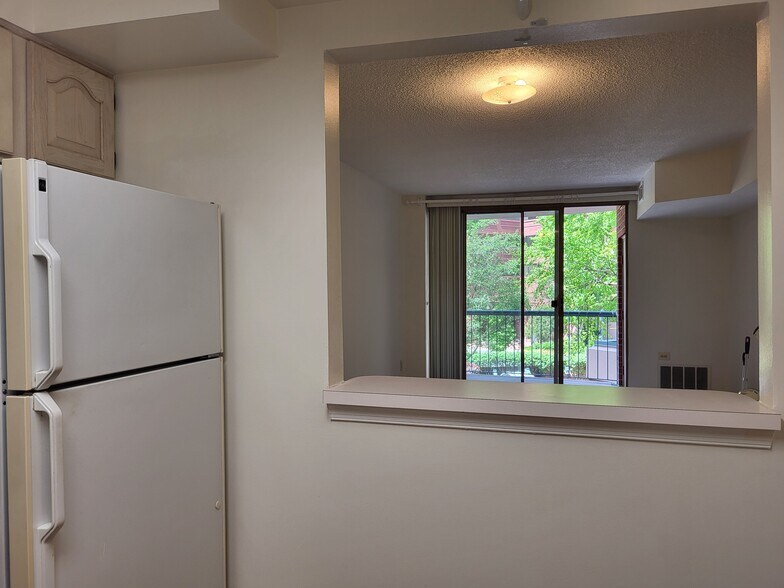 View of balcony from the kitchen - 4808 Moorland Ln