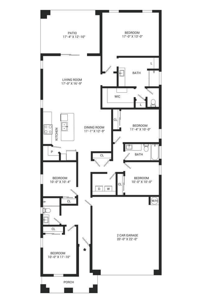 Floorplan - Broadway North at Mason Ranch