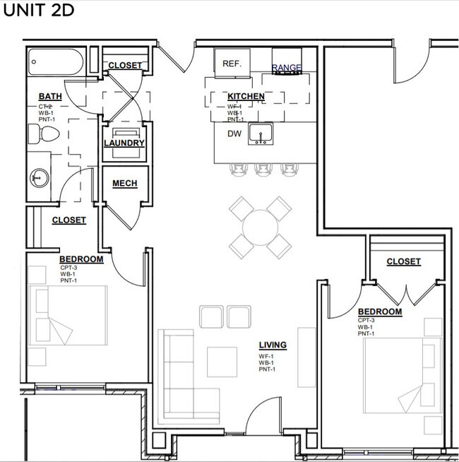 Floorplan - Dalmore Apartments