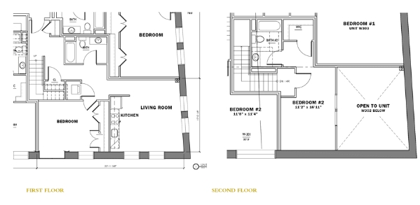 Loft Two Bedroom A - Oxford Mills