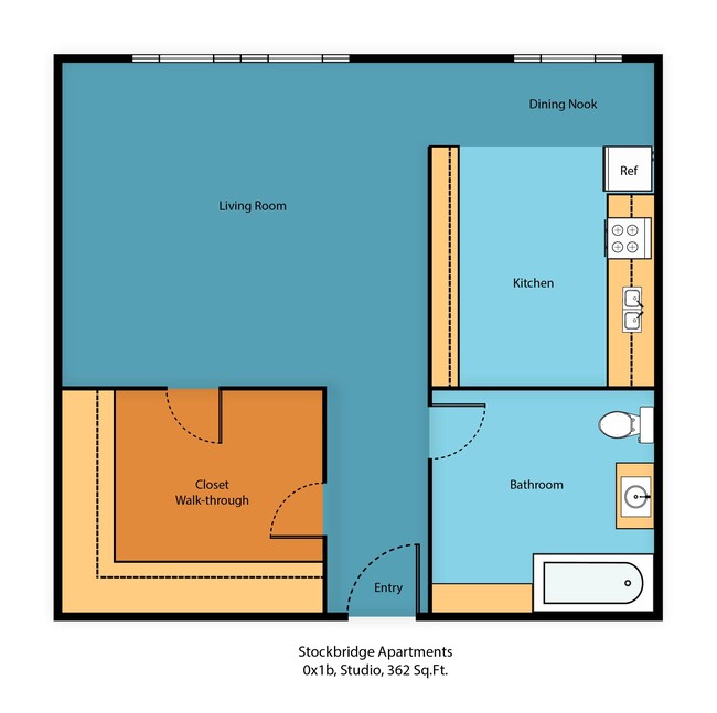 Floorplan - Stockbridge Apartment Homes